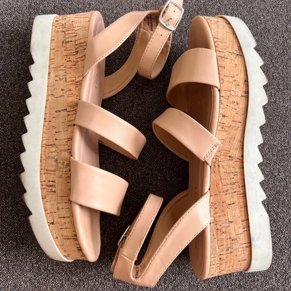 Madden Girl Tan Espadrille Sandals - Picture 2 of 5